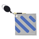 Golf Ball Cleaning Bag with Buckle Double-Sided Golf Wiping Towel (Gray) Newly