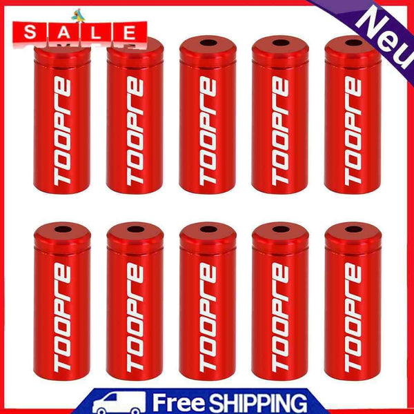 4/5mm 10pcs/Bag Aluminum Alloy Mountain Road Bike Brake/Shift Cable End Caps