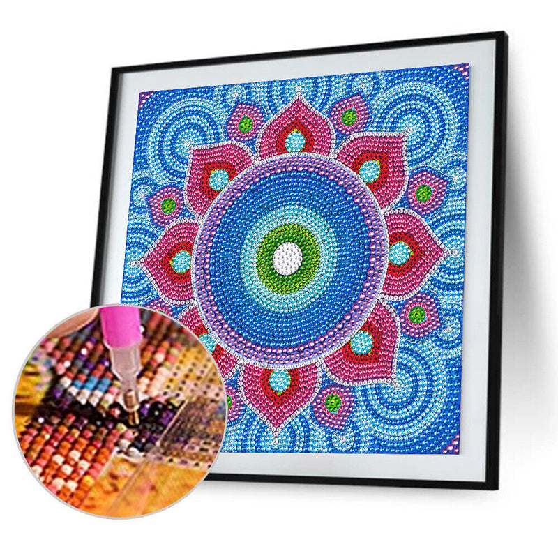 DIY Diamond Painting Kit Mandala Full Special Shape Crystal Drill (KA205) Newly
