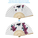 #A Oil Paint Folding Fan By Numbers DIY Butterfly Orchid Painted Art Craft Han