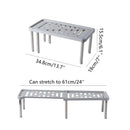 Adjustable Expandable Stackable Stand Storage Shelf Organizer Support Rack