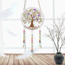DIY Crystal Prism Teardrop Pendant Diamond Painting Kit Wind Chime (PFL12) Newly