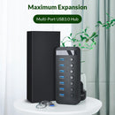 ORICO CT2U3-7AB USB-A 3.0 HUB Adapter 5Gbps 7 Ports Splitter (Black EU)