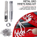 120pcs 10mm Eyelet and Punch Die Tool Set Metal Button Grommet DIY Crafts