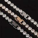 Diamonds Shiny Bling Clavicle Chain Crystal Cuban Chain Zircon Necklace Elegant