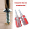 2 inch 2 in 1 Radish Head Screwdriver Phillips Slotted Electrician Tools Newly