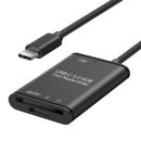 USB 3.1 Type C to USB 3.0 OTG Adapter Secure Digital TF Memory Card Reader