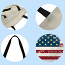 National flag Printed Shoulder Shopping Bag Casual Large Tote Handbag
