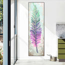 Feather 5D DIY Full Round Drill Diamond Painting Beadwork Handmade Mosaic Gif