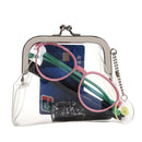 Casual Tote Transparent  Purse Storage Bag Buckle Coin Bag Mini Mouth Clip Bag