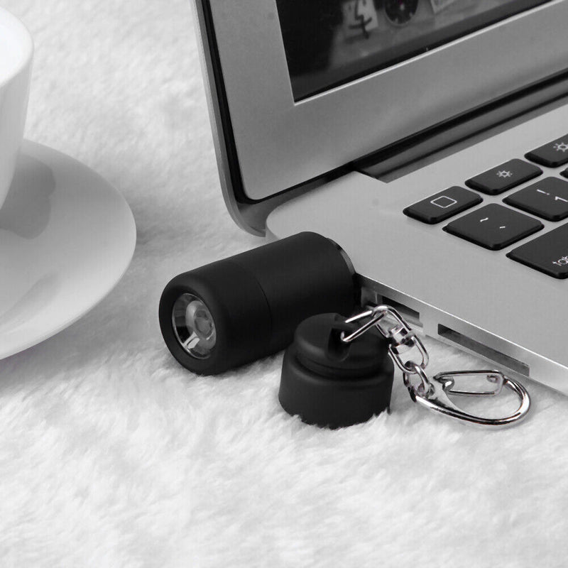 LED Portable Flashlight Key Chain Outdoor Waterproof Hiking Camping Torch Lig