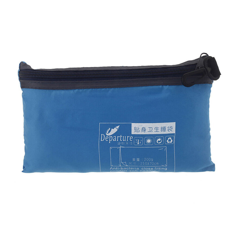 Single Close-Fitting Sleeping Bag Portable with Zipper Anti-Static for Traveling