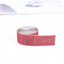 #A 1m Rhinestone Ribbon Tape Applicator Glitter Cake Wrap Wedding Decoration