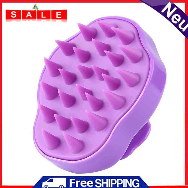 5 Colors Silicone Scalp Massage Shampoo Brush Body Brush Hair Comb