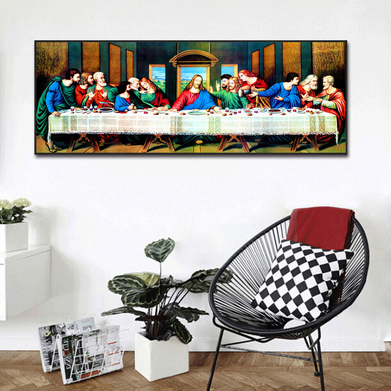 5D DIY Full Drill Diamond Painting The Last Supper Cross Stitch Embroidery