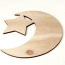 Muslim Wooden Eid Mubarak Ramadan Table Decor Dessert Pastry Serving Tray hot.