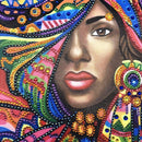 5D DIY Special-shaped Diamond Painting Cross Stitch Kit (R8100 Beauty)