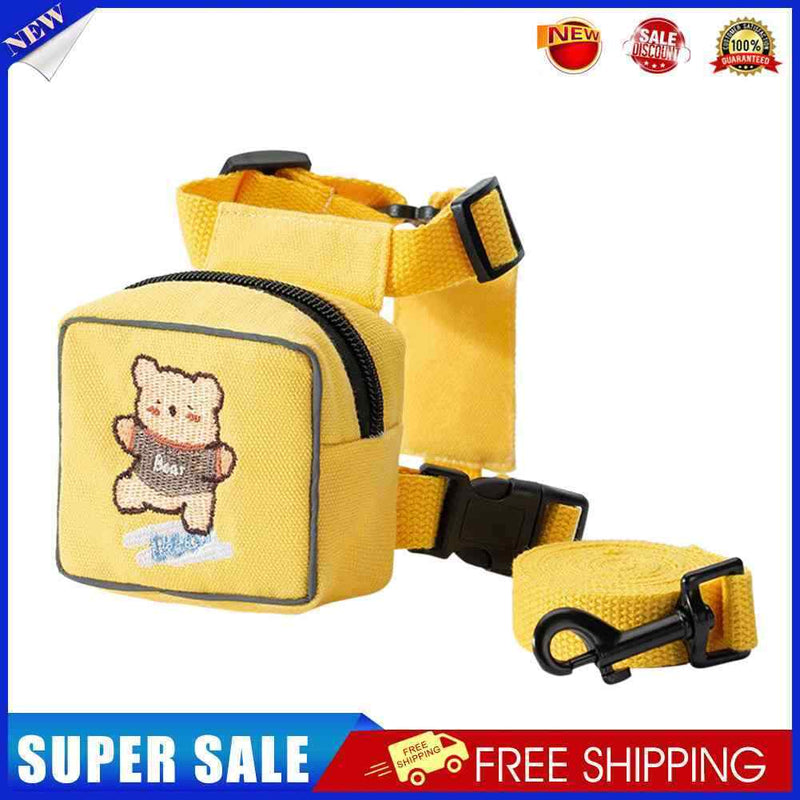 Cat Dog Backpack Printed Chest Strap Harness Traction Rope Dogs Pet Supplie