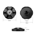 Dustproof MTB Front Fork Cap Bicycle Air Gas Valve Protective Cover (Black)