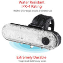 Rear Bike Tail Light Waterproof Bicycle Taillight for Night Riding (White) Newly