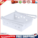 Drawer Refrigerator Storage Box Rack Holder Slide Fridge Organizer(White)
