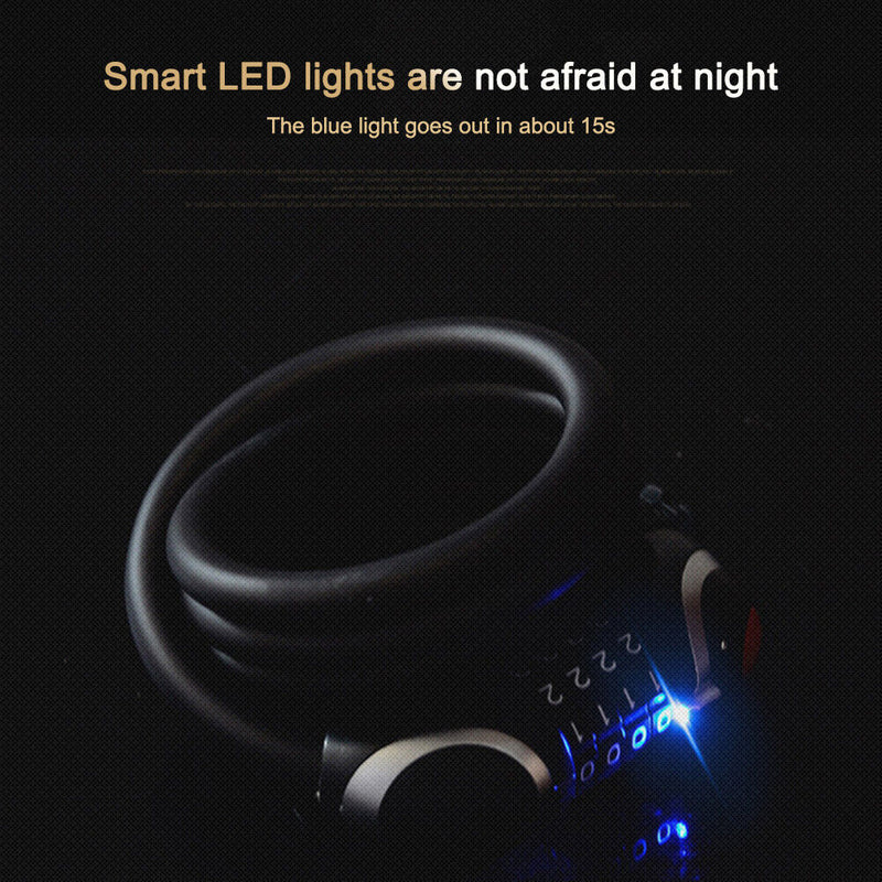 4 Digit Combination Password Lock Anti-theft MTB Road Bike Locks (1.2m) Newly