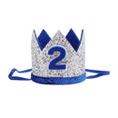 Props Elastic Baby Birthday Hat Crown Hair Band Floral Headwear Party Headdress