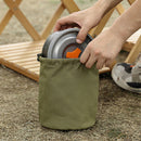 Drawstring Storage Bags Canvas Travel Pouch Outdoor Camping Sundry Makeup B