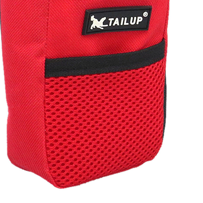Portable Training Dog Snack Bags Oxford Outdoor Feed Storage Pouch (Red) Newly