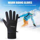 Winter Outdoor Warm Cycling Gloves Touch Screen Windproof Anti-Brief Sport Gloves