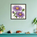 12 Months Flower DIY Cross Stitch 11CT Printed Embroidery (H431 September)