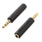 Universal 3.5mm OMTP to CTIA Male to Female Earphone Converter AdapterCable