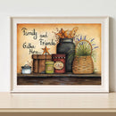 Kitchen Supplies Oil Paint By Numbers Kit DIY Frameless Picture On Canvas