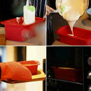 1xCake Bread Mold Rectangular Silicone Toast Mould Tray Kitchen Non-stick Q9A6