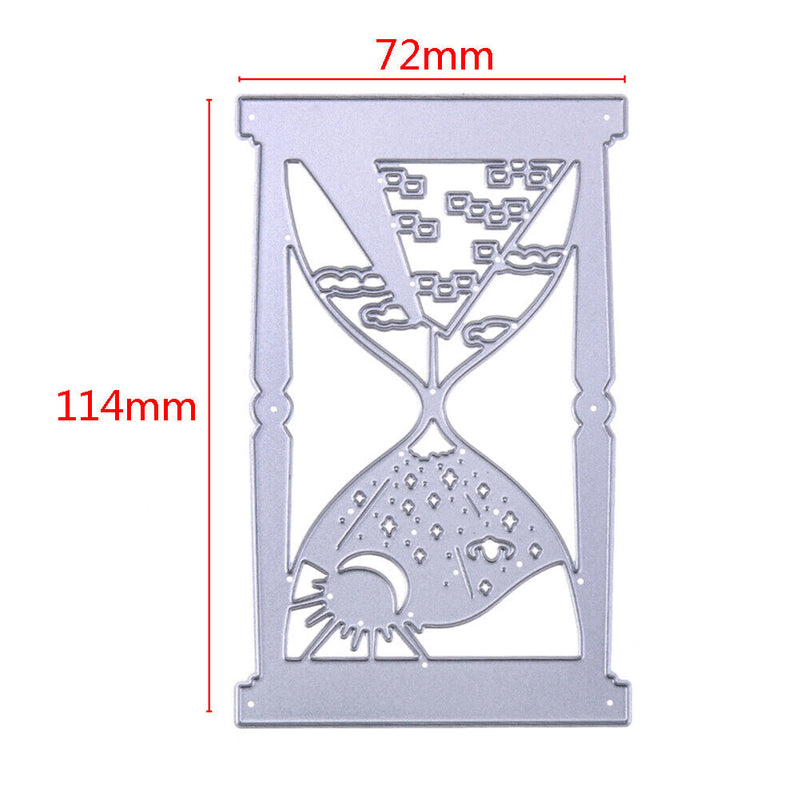 AVZYARDY Hourglass Metal Punching Molds Stencils for? Card Making Pre-Stencil