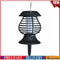 Mosquito Killer Solar LED Lamp Outdoor Waterproof Garden Insect Trap Light #F