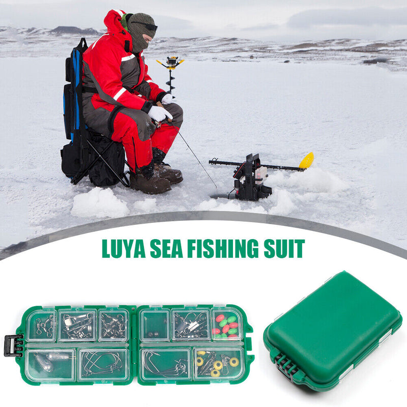 52pcs/set Fishing Swivels Snaps Hooks Luminous Beads Lure Carp Fishing Tackles