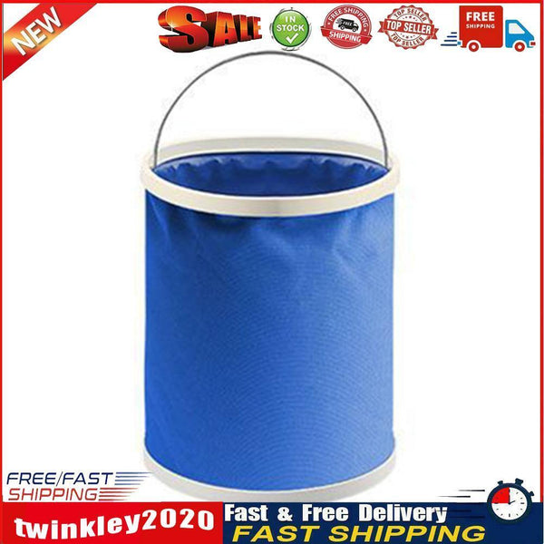 Waterproof Water Storage Car Folding Fishing Bucket Outdoor Supplies (9L) Newly