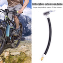 Motorcycle Bike Tyre Inflator Hose Air Pump Extension Tube Adapter (20cm) Newly