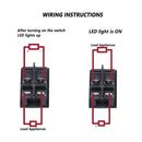 Power Switch ON/Off 4 Pins with Light 10A AC125-250V KCD4 for Electric Kett
