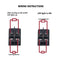 Power Switch ON/Off 4 Pins with Light 10A AC125-250V KCD4 for Electric Kett