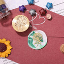 Grass Flowers Copper Stamps Head w/o Handle Craft Gifts Wax Sealing Stamp Hea