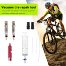 60ml MTB Road Bike Tubeless Tyre Sealant Injector Syringe Tool Kit (Red) Newly