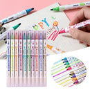 Color Changing Fluorescent Marker Highlighter Pen Set Paint Pen Drawing Tools