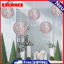 Round Hanging Waterproof Lamp Solar Powered for Wedding Xmas Event Ornaments