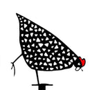 Acrylic Hollow Chicken Ornaments Backyard Lawn Stakes Yard Art Decor (B) Newly
