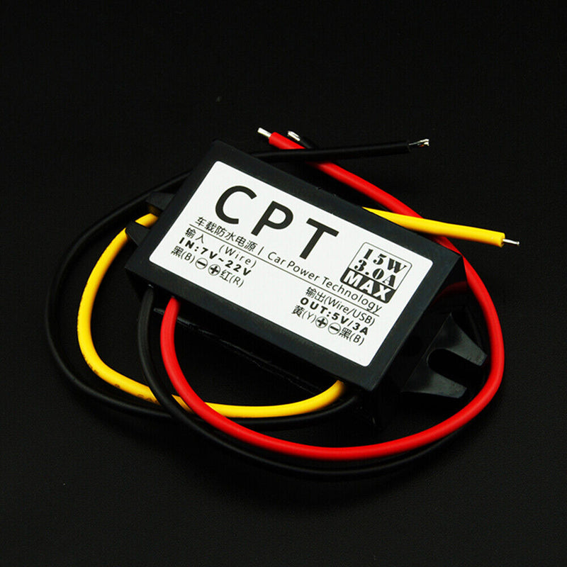DC-DC Converter Regulator 12V to 5V 3A 15W Car Led Display Power Supply