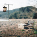 #A Camping Folding Hanging Pole Light Stand Portable Lamp Bracket Outdoor Supply