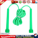 Skipping Rope PVC Adjustable Jump Rope Training Exercise Equipment (Green) Newly