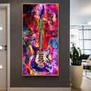 Guitar Diamond Painting 5D Full Round Drill Cross Stitch Embroidery Home Decor